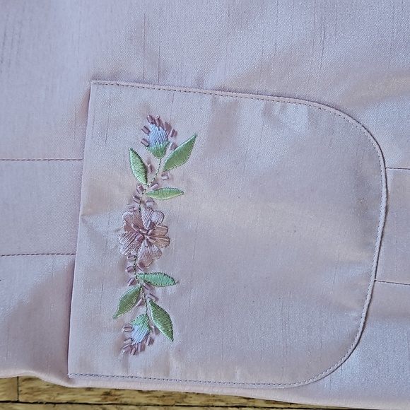 Studio I Pink Beaded Jacket Skirt set 10 - Picture 4 of 14